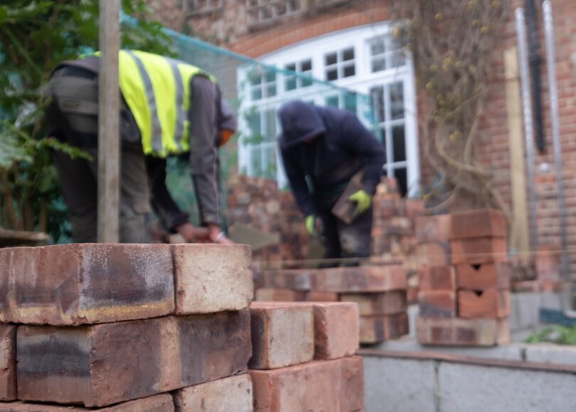 Builders starting a home extension project paid for through a mortgage further advance