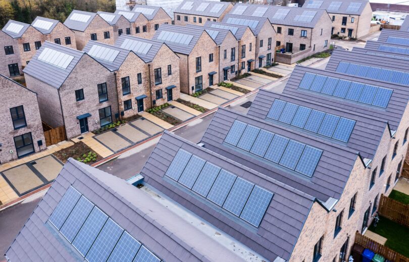 A row of new build properties that could benefit from Nationwide New Build Mortgage Criteria Updates